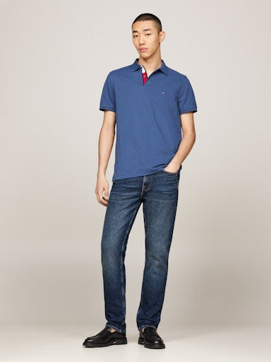 Polo's korte mouw blauw Tommy Hilfiger