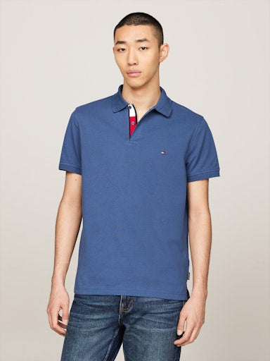 Polo's korte mouw blauw Tommy Hilfiger