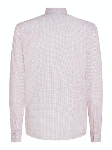 Hemden lange mouw rood Tommy Hilfiger