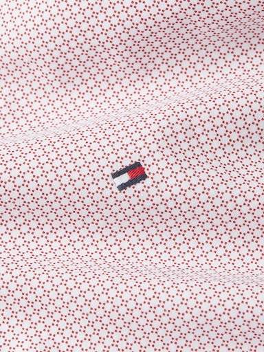 Hemden lange mouw rood Tommy Hilfiger