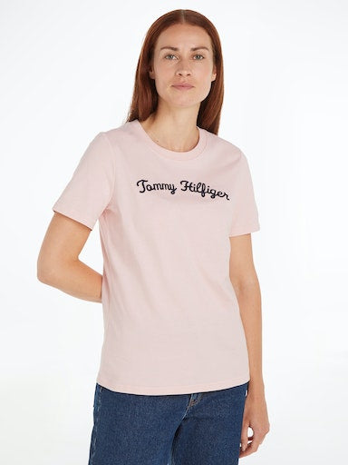 T-shirts korte mouw roze Tommy Hilfiger
