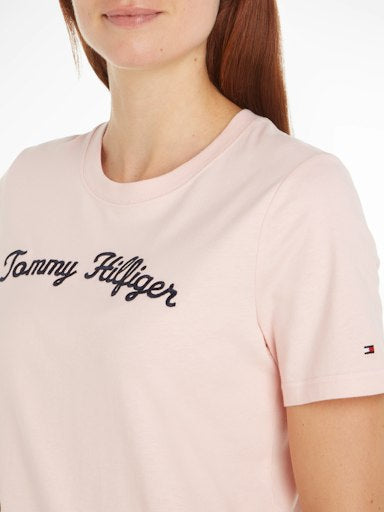 T-shirts korte mouw roze Tommy Hilfiger