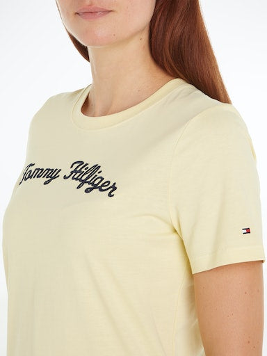 T-shirts korte mouw geel Tommy Hilfiger