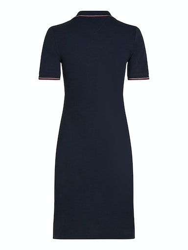 Jurken korte mouw navy Tommy Hilfiger