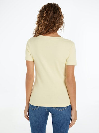 T-shirts korte mouw geel Tommy Hilfiger