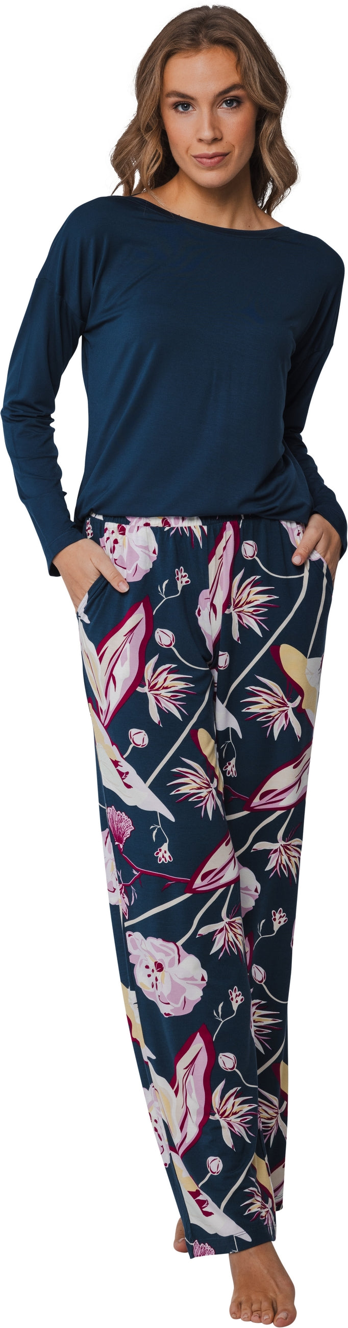 Pyjama's navy Pastunette