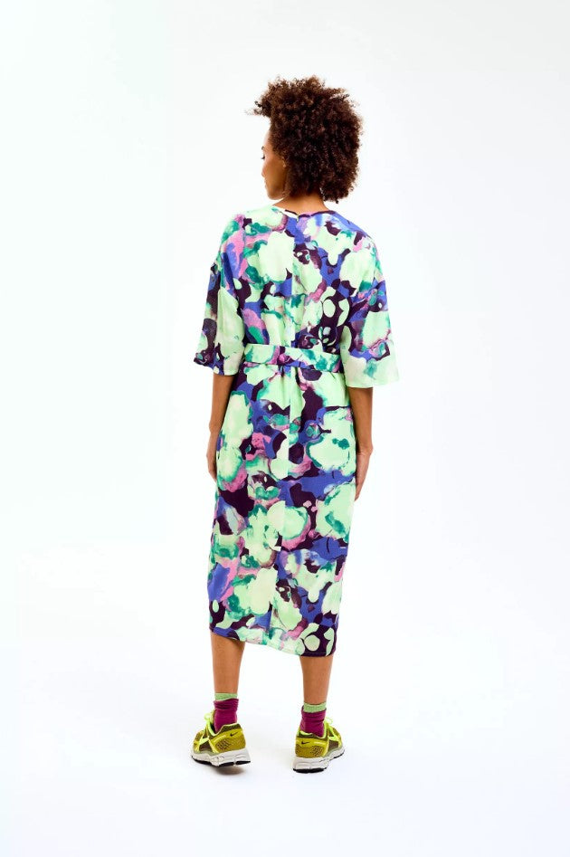 Jurken korte mouw multicolor CKS