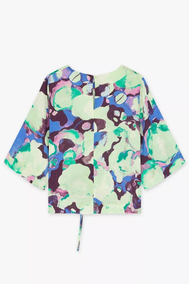 Blouses lange mouw groen CKS