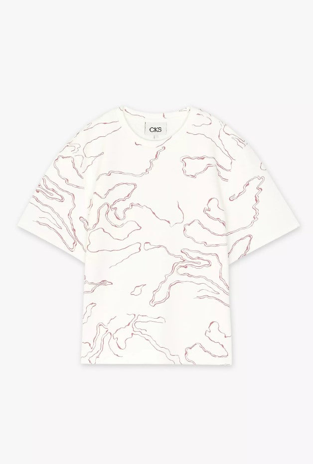 T-shirts korte mouw wit CKS