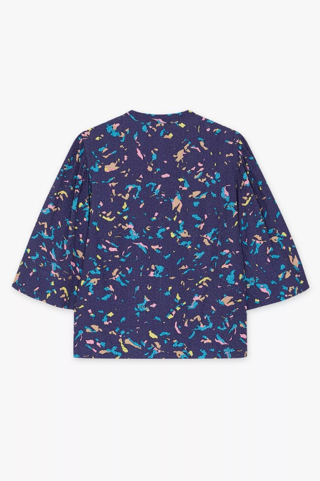 Blouses lange mouw blauw CKS