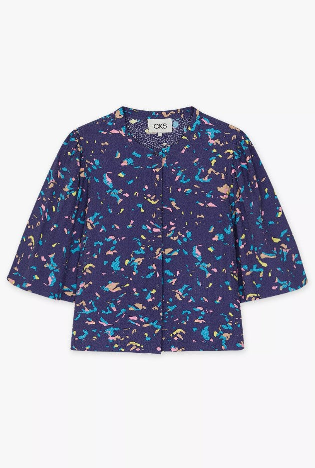 Blouses lange mouw blauw CKS