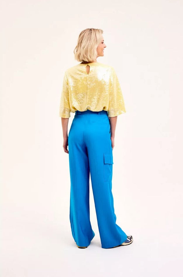 Broeken blauw CKS