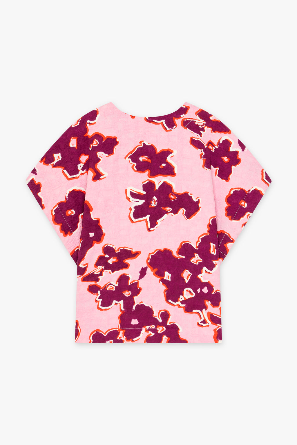 Blouses korte mouw roze CKS