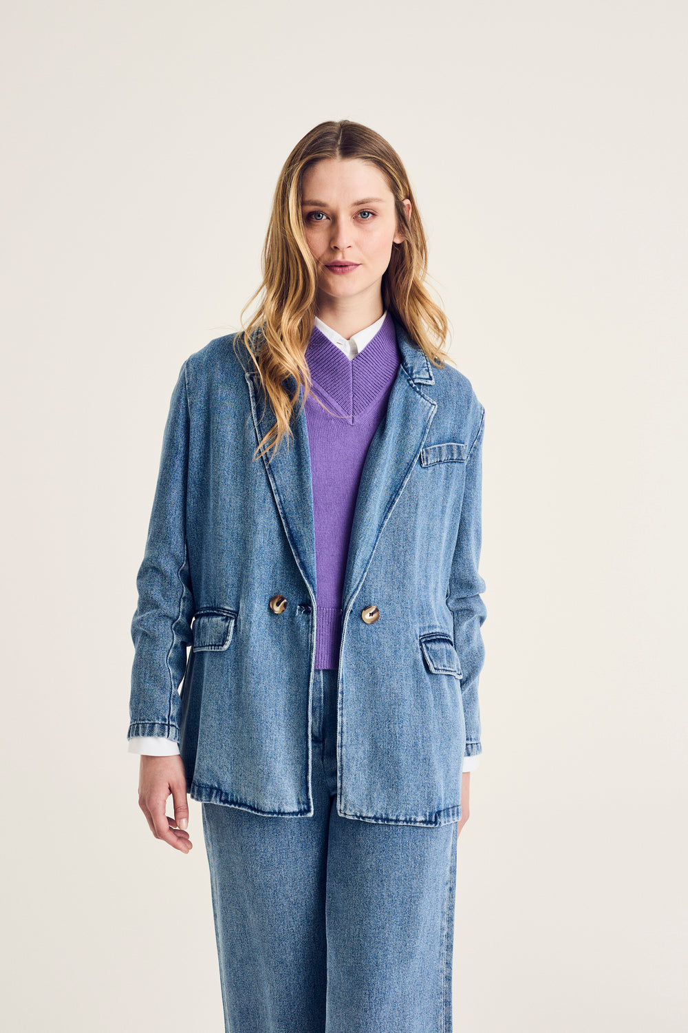 Blazers blauw Terre Bleue