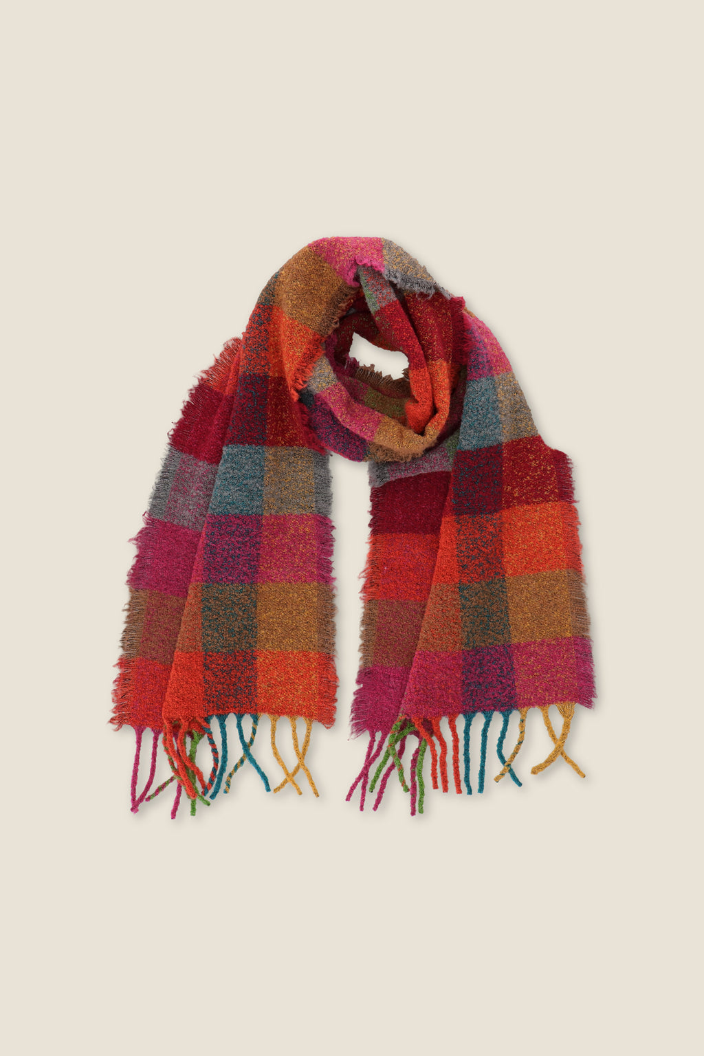 Sjaals rood Terre Bleue