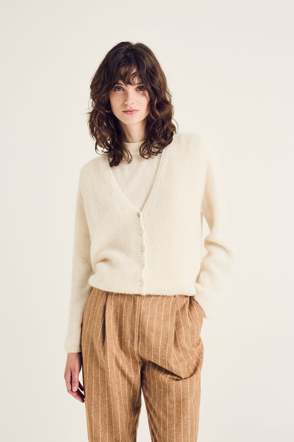 Cardigans beige Terre Bleue
