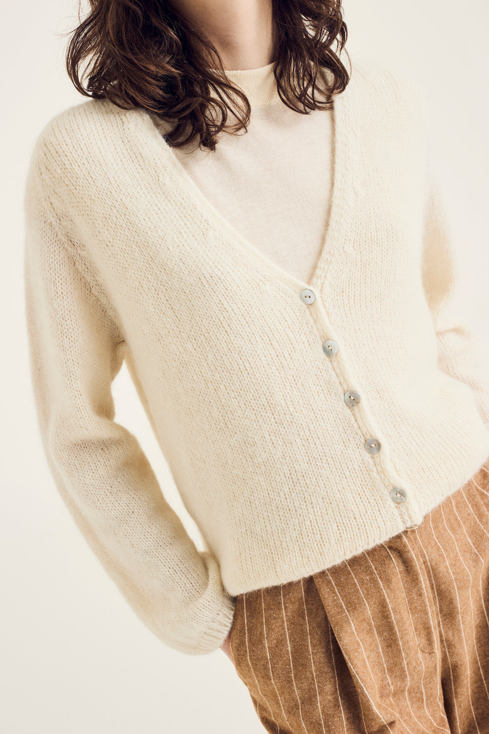 Cardigans beige Terre Bleue