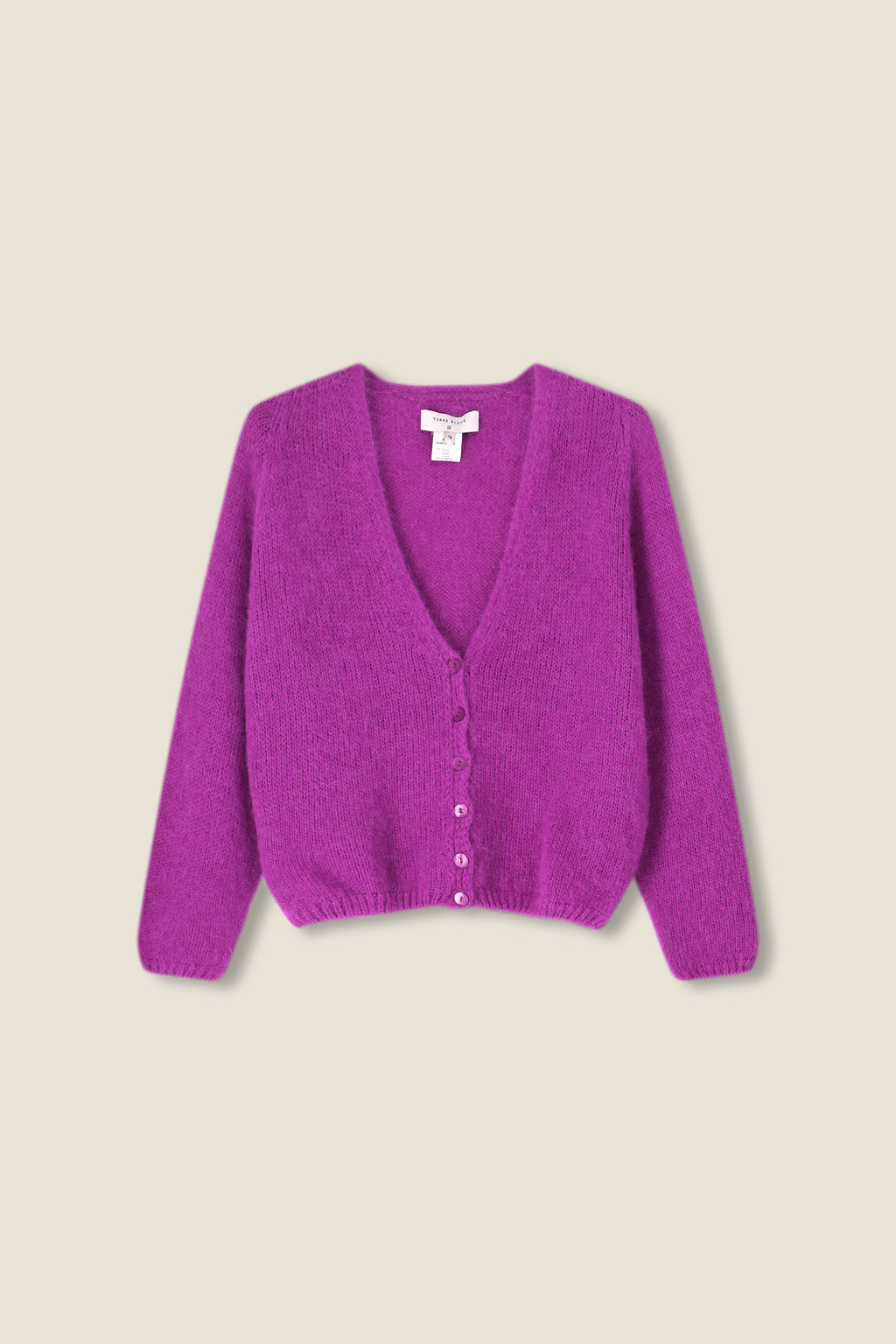 Cardigans paars Terre Bleue