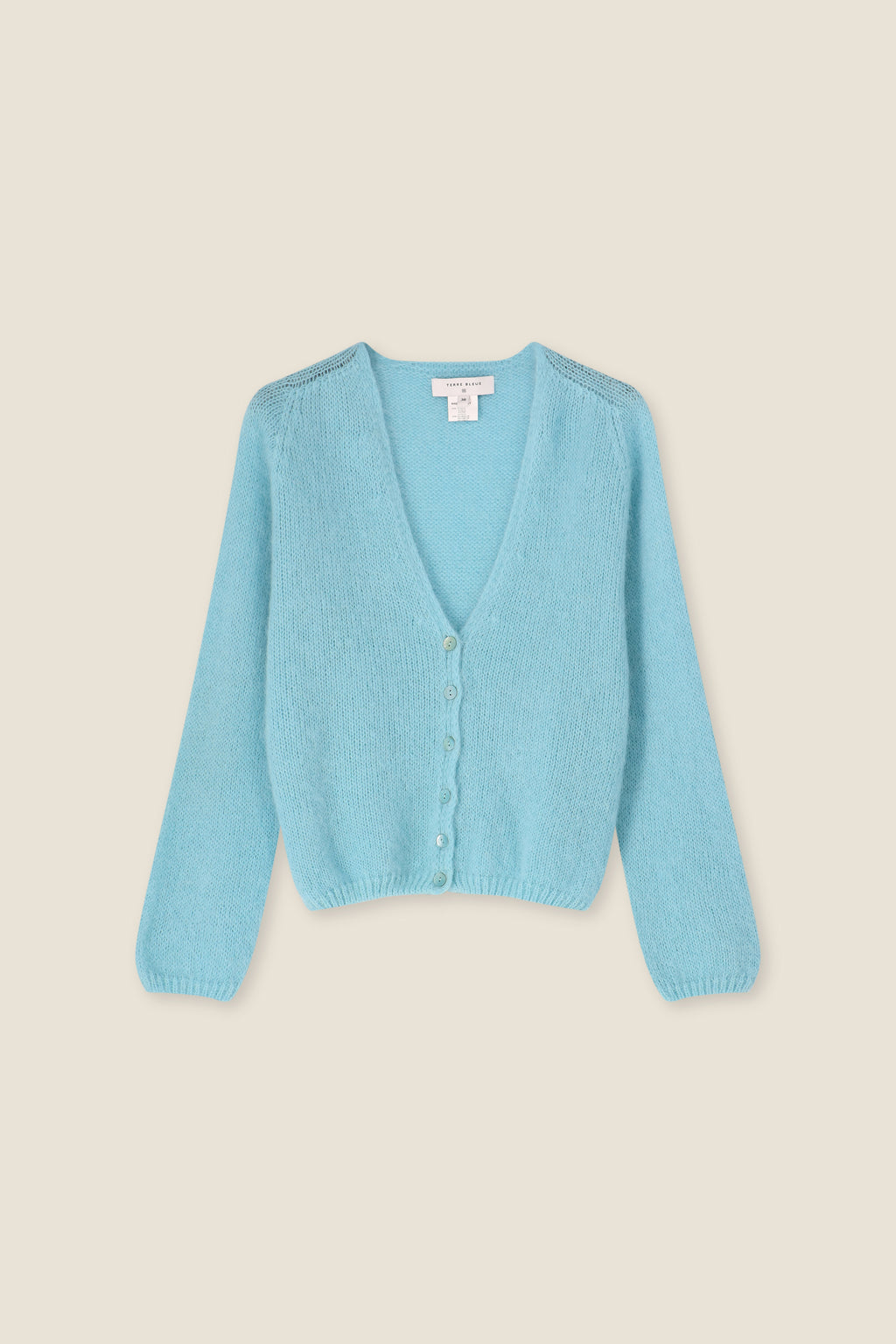 Cardigans blauw Terre Bleue