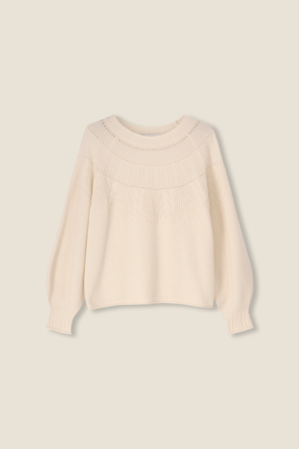 Pulls beige Terre Bleue