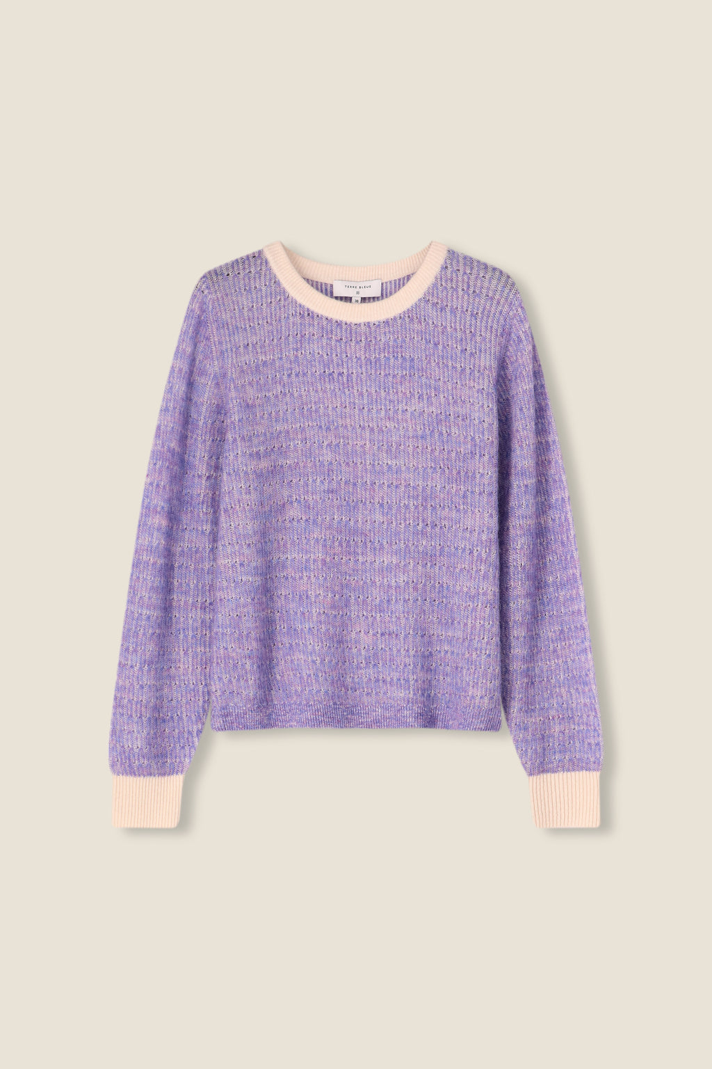 Pulls paars Terre Bleue