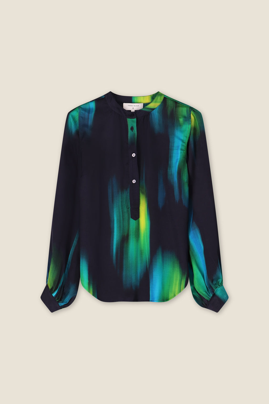 Blouses lange mouw navy Terre Bleue