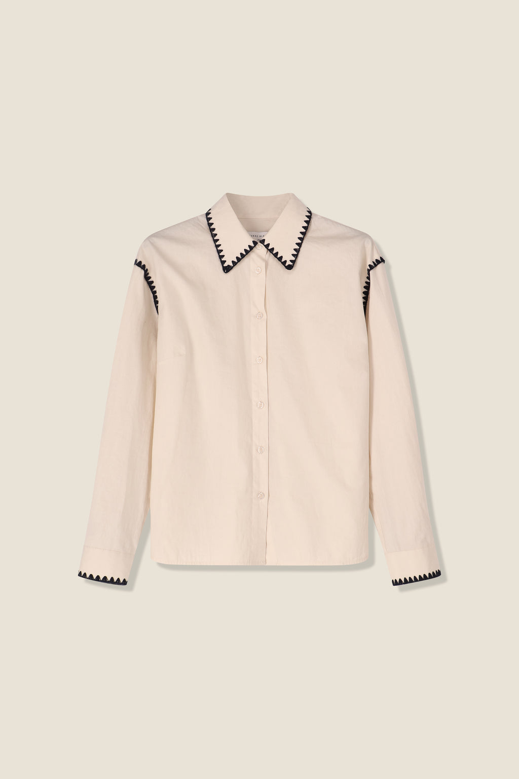 Blouses lange mouw beige Terre Bleue