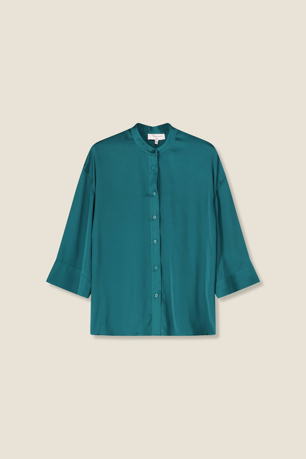 Blouses lange mouw blauw Terre Bleue