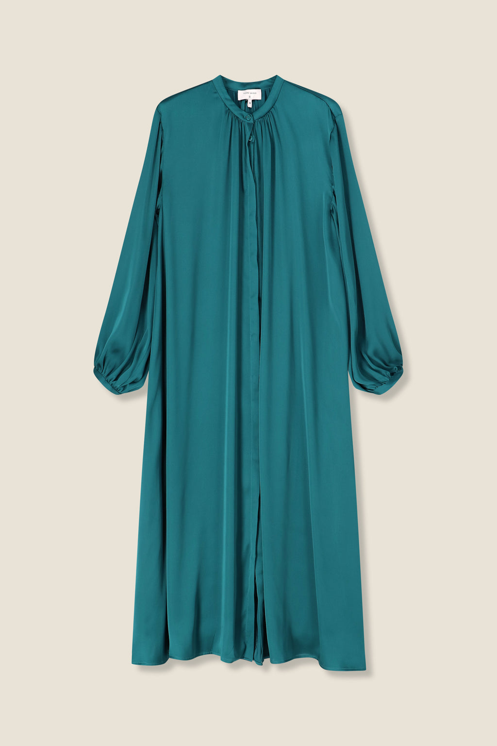 Jurken lange mouw blauw Terre Bleue