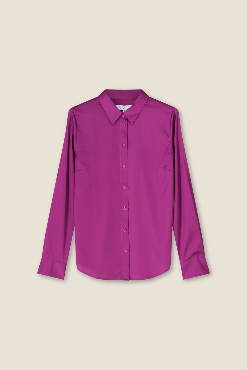 Blouses lange mouw paars Terre Bleue