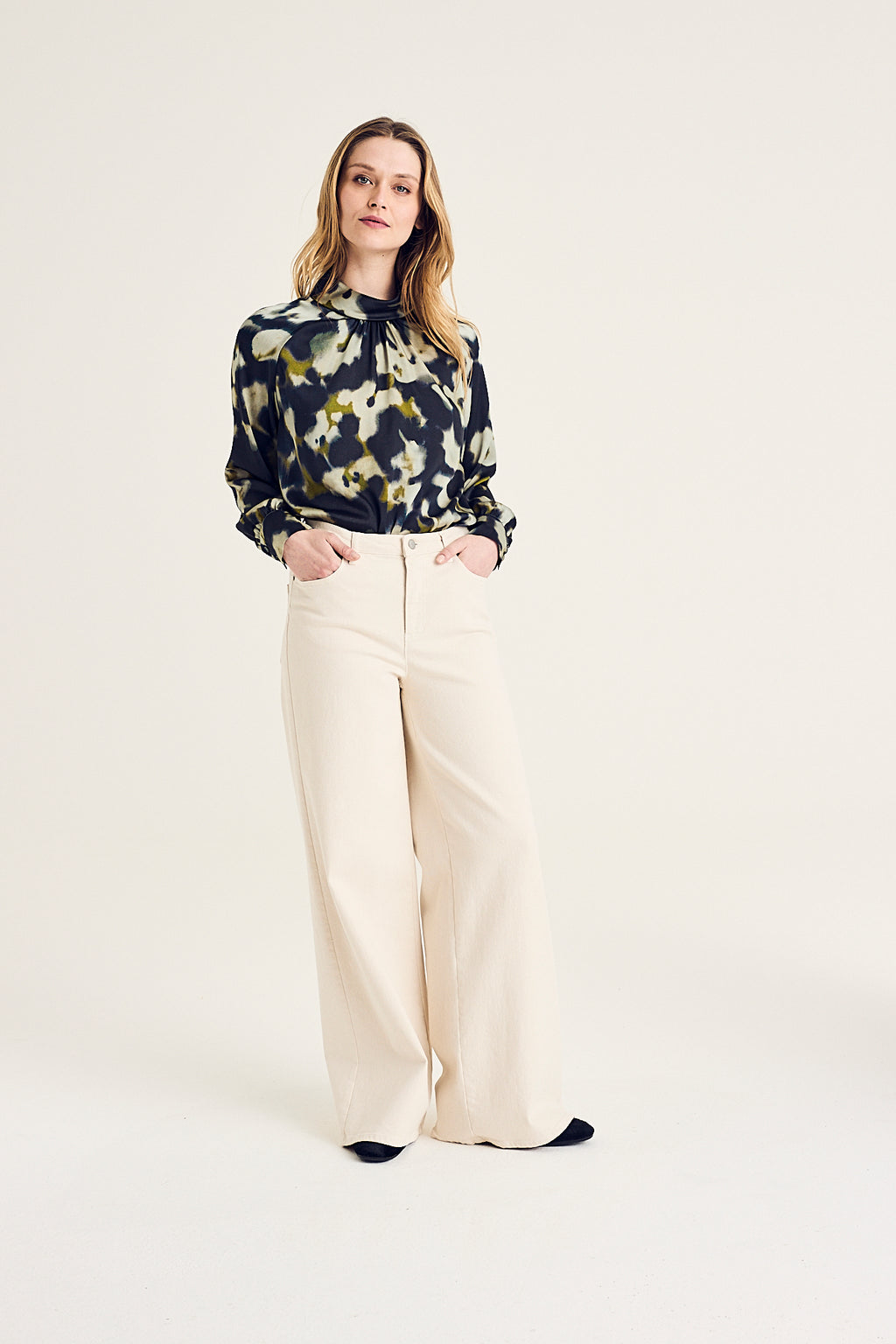 Broeken beige Terre Bleue