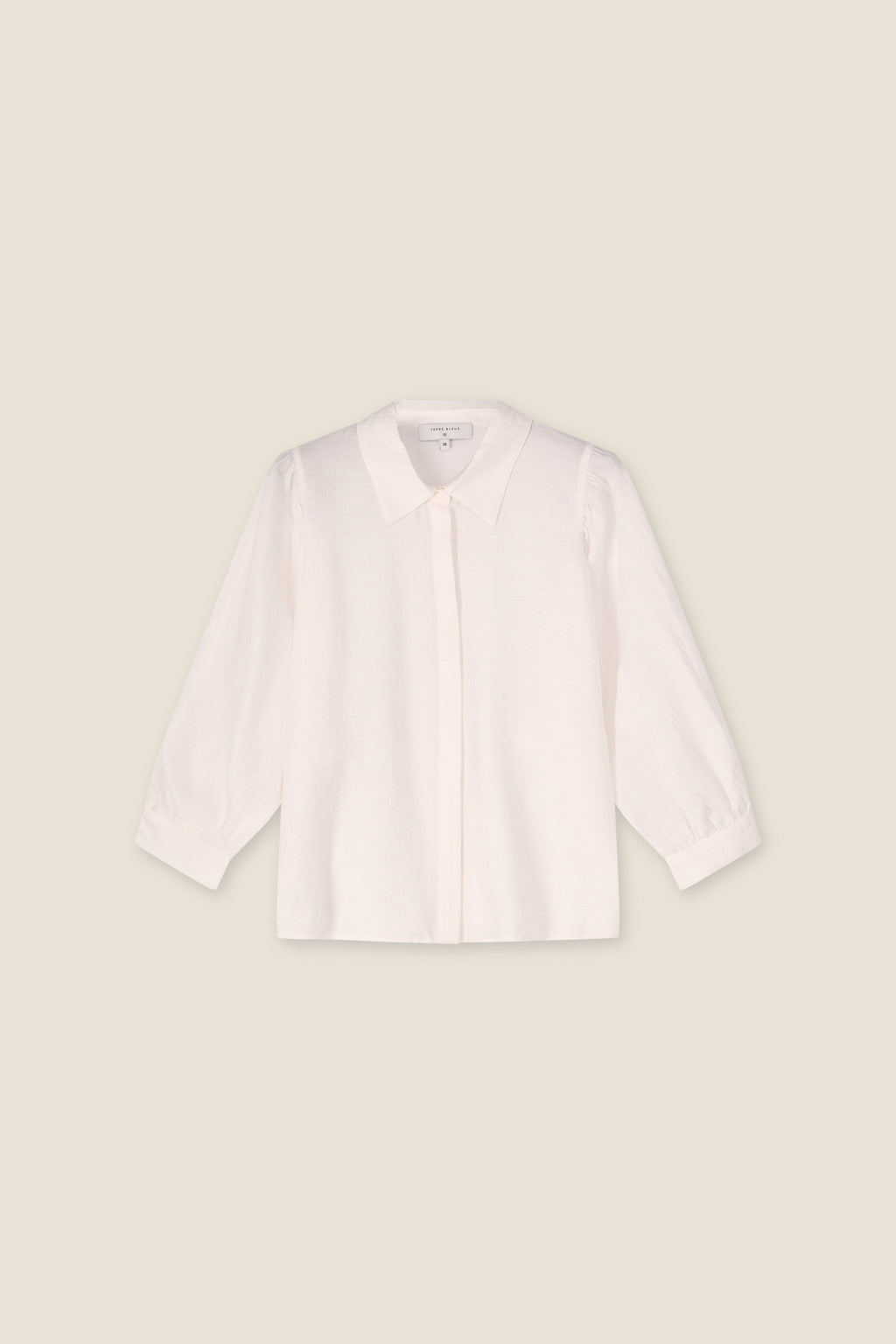 Blouses lange mouw beige Terre Bleue