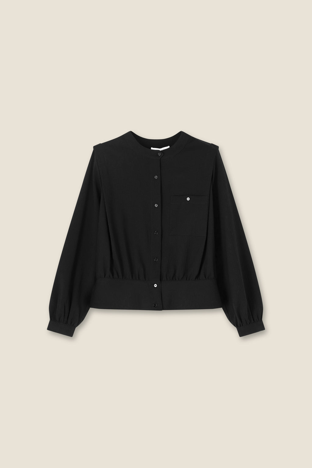 Blouses lange mouw zwart Terre Bleue