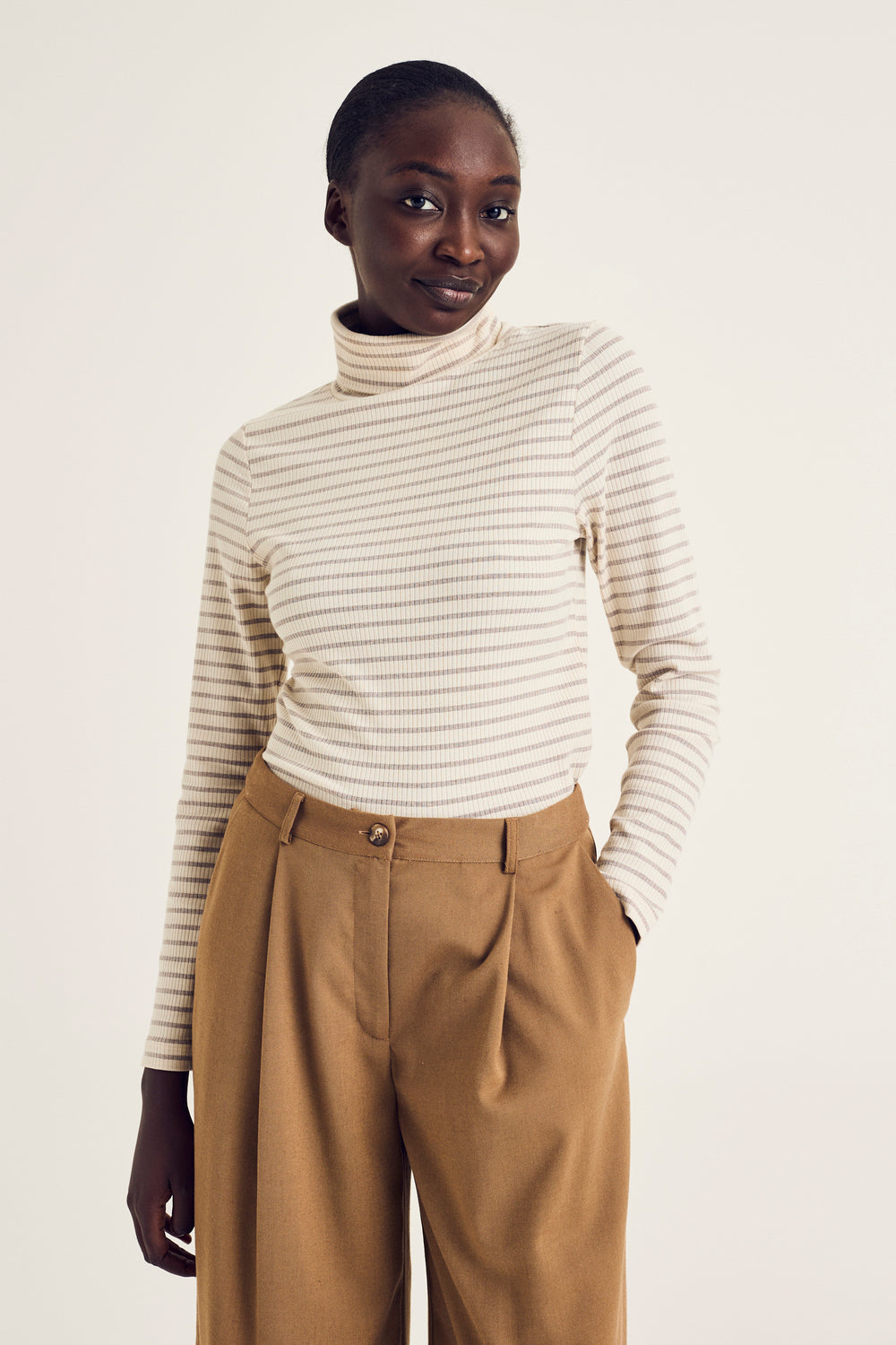 Pulls beige Terre Bleue