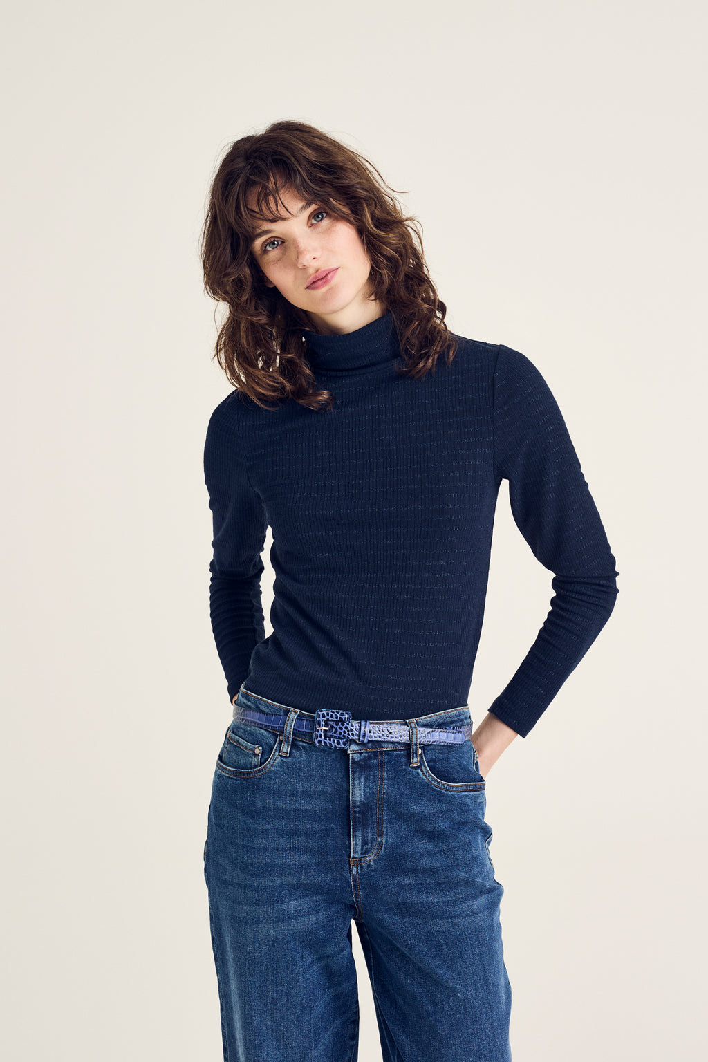 Pulls navy Terre Bleue