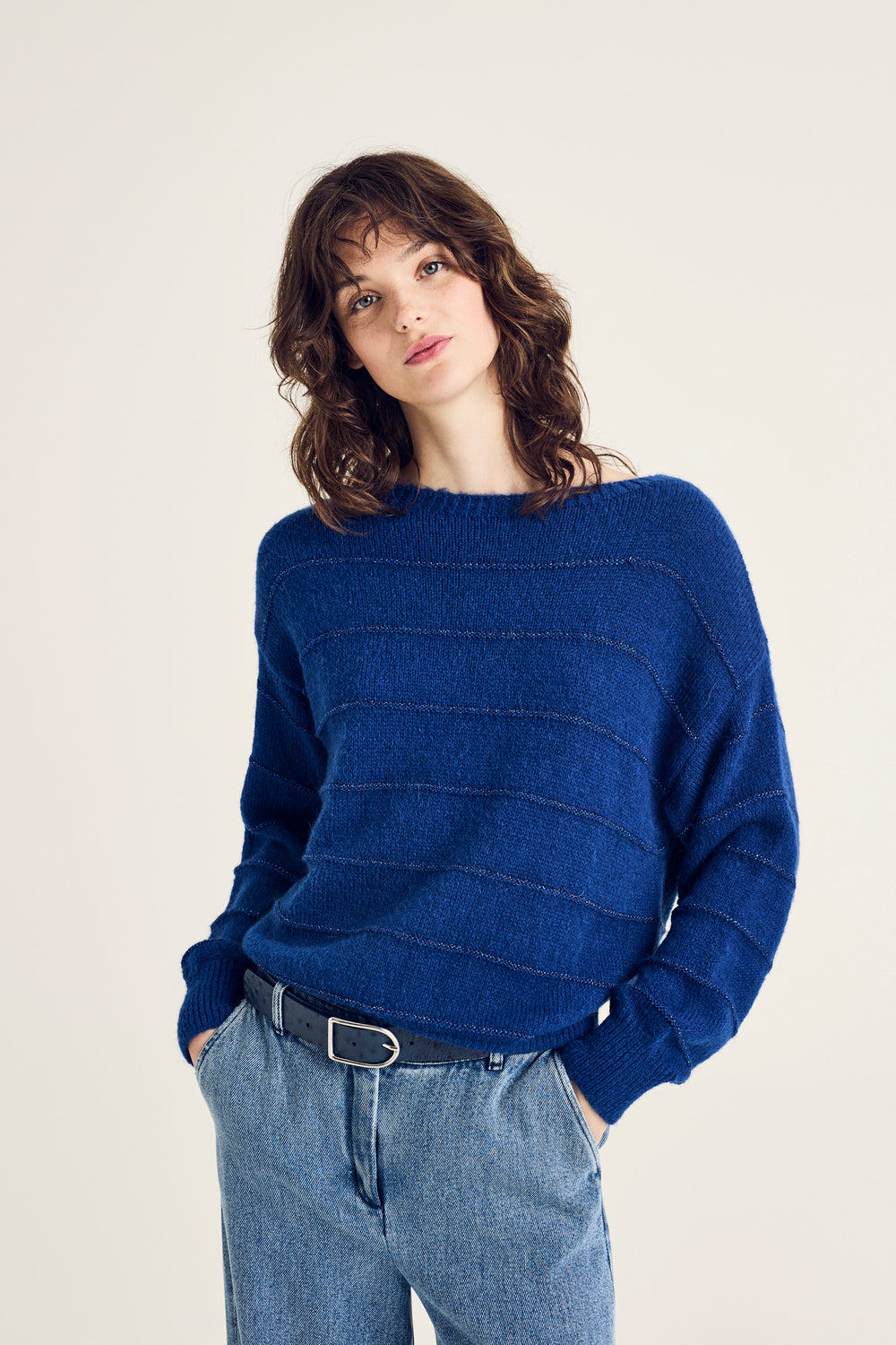 Pulls blauw Terre Bleue