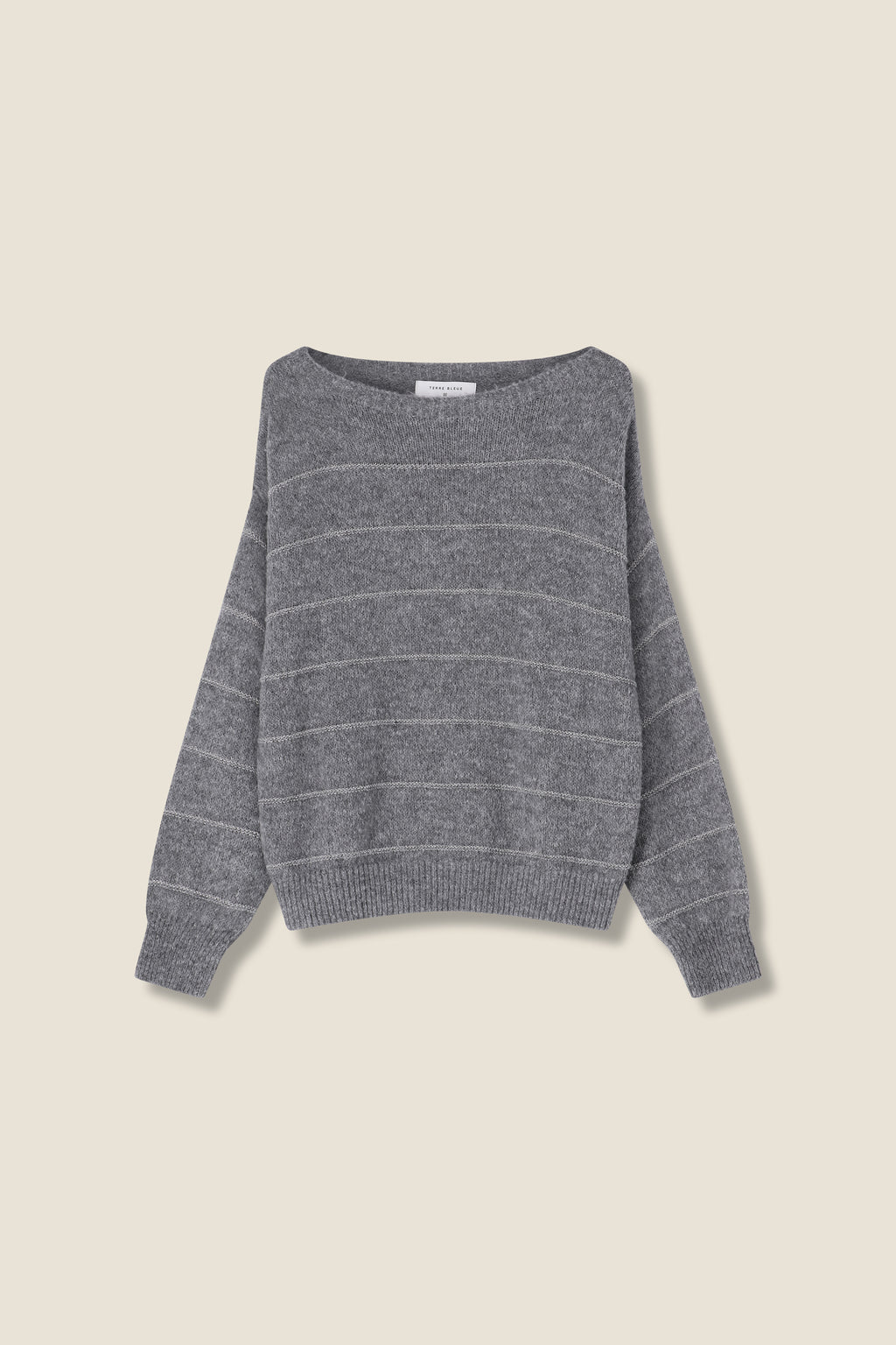 Pulls grijs Terre Bleue