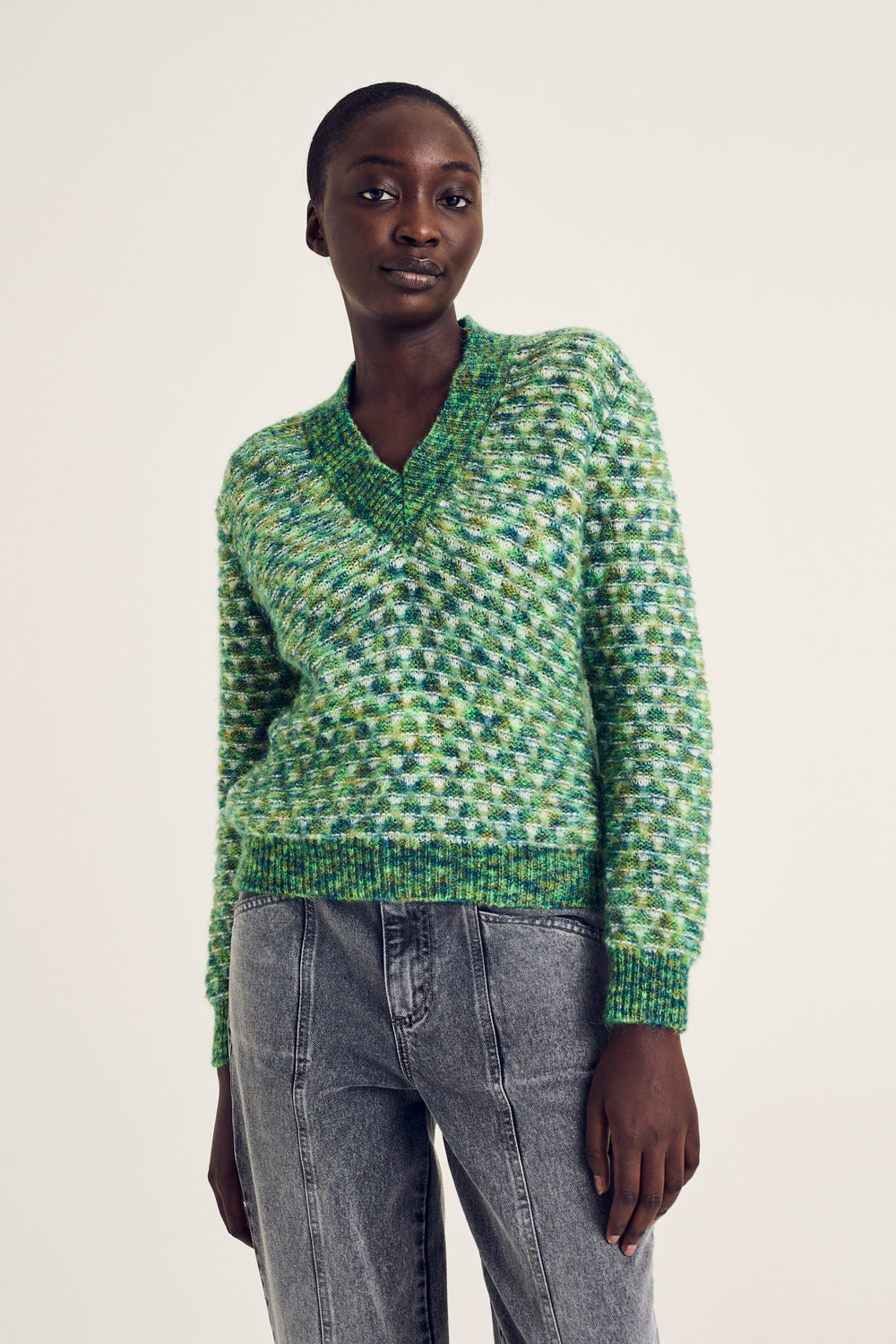 Pulls groen Terre Bleue