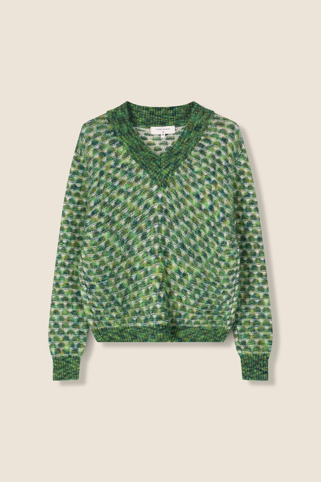 Pulls groen Terre Bleue