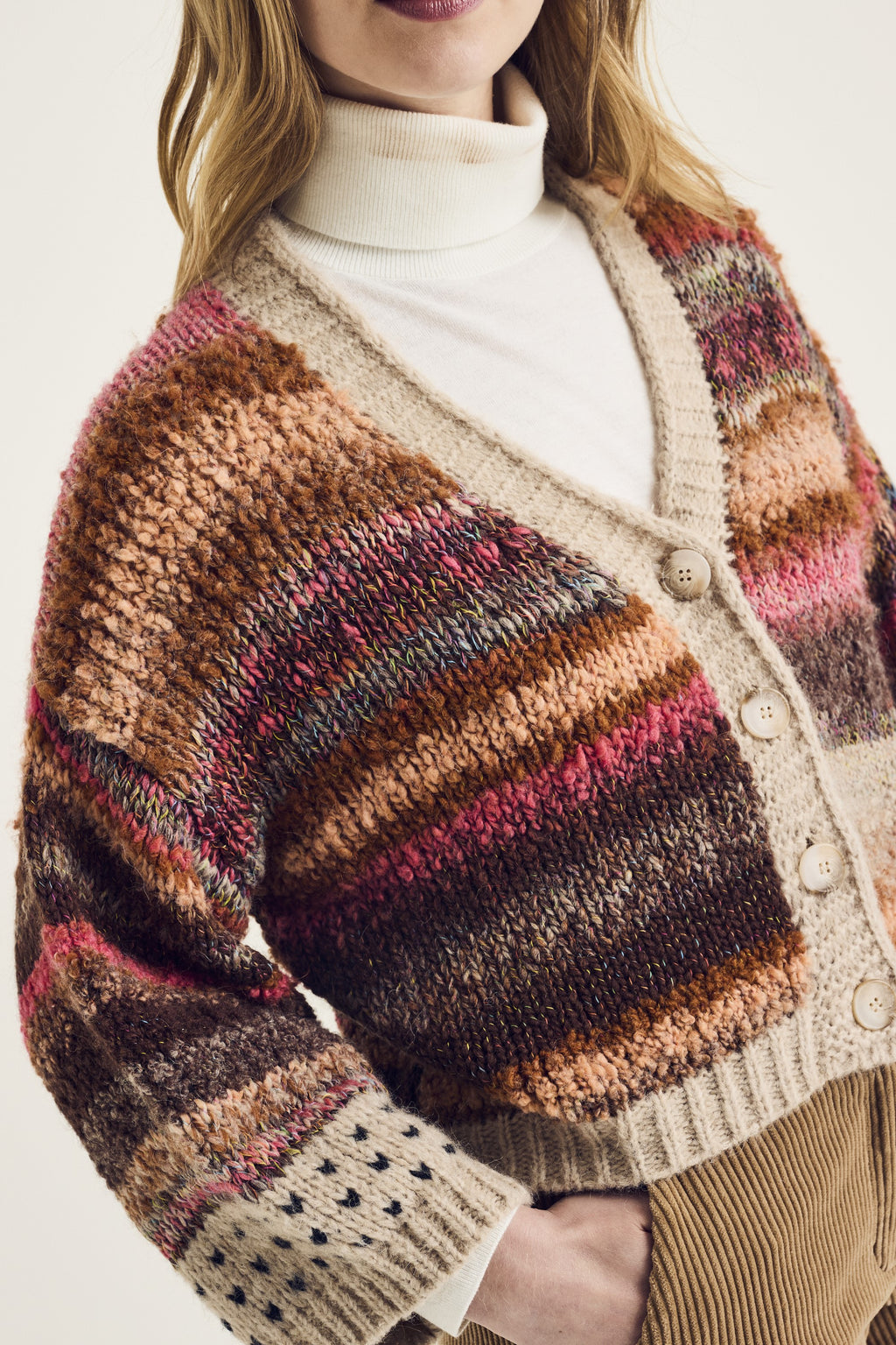 Cardigans roze Terre Bleue