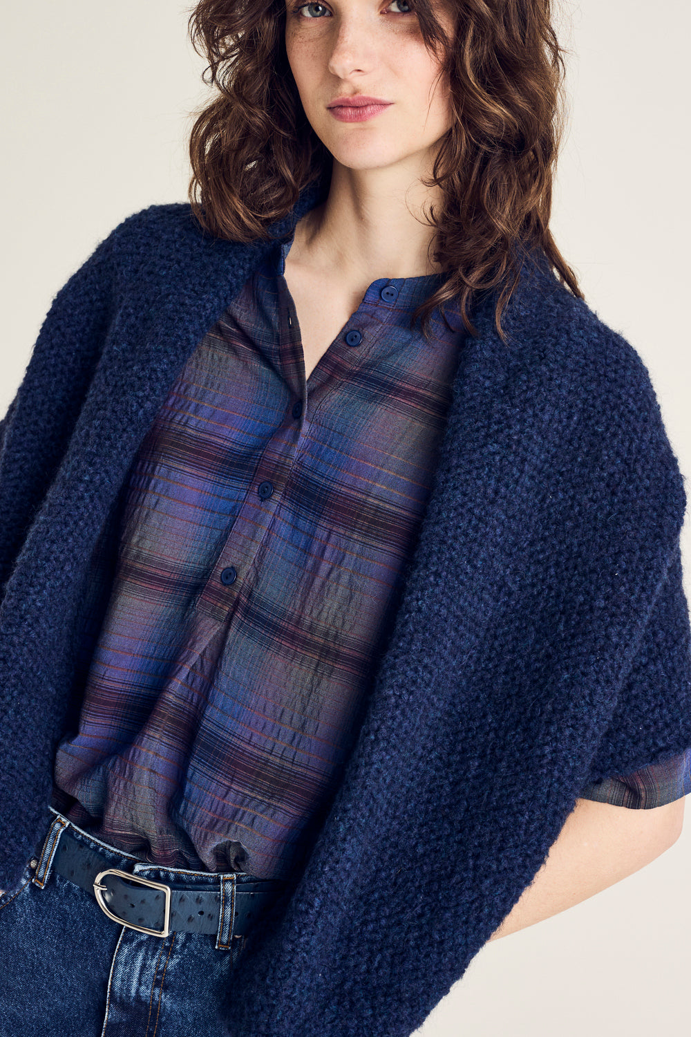 Cardigans navy Terre Bleue