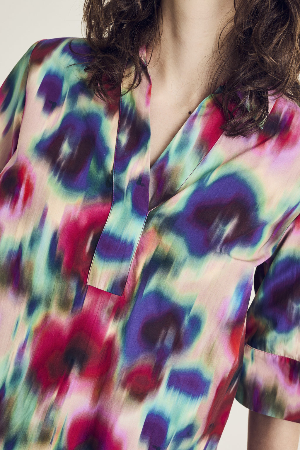 Blouses korte mouw multicolor Terre Bleue