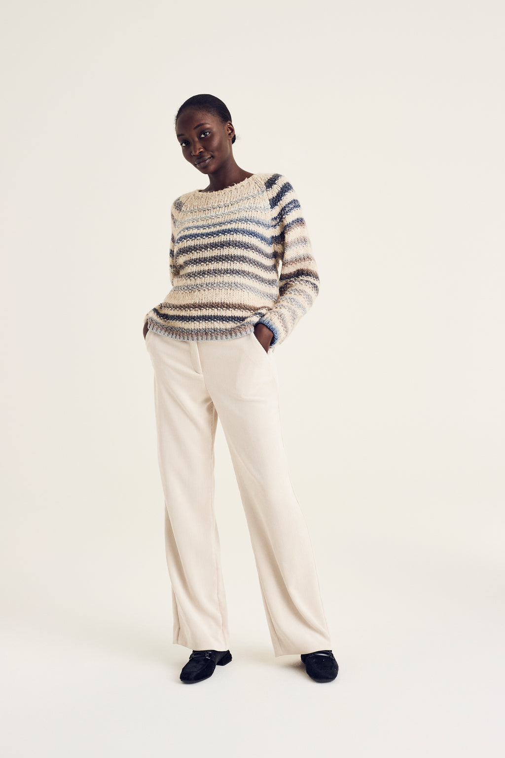 Broeken beige Terre Bleue