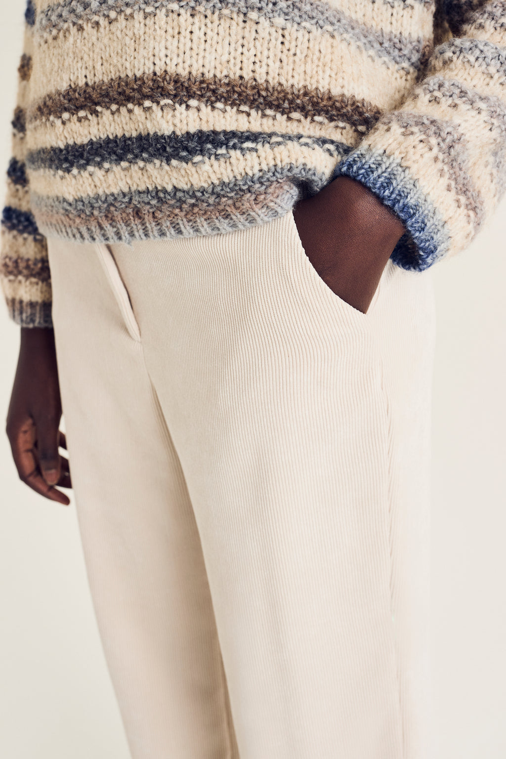 Broeken beige Terre Bleue