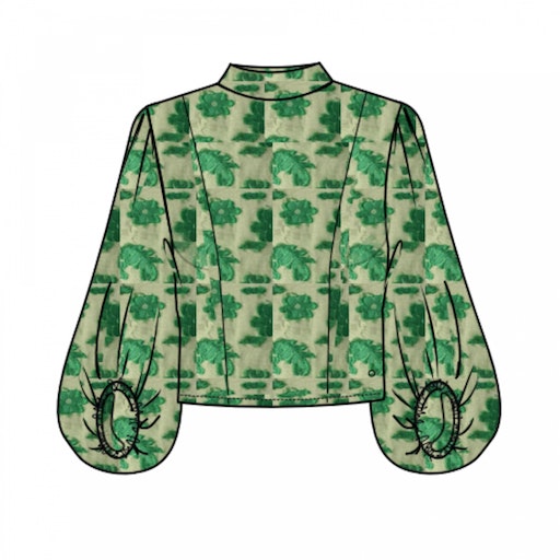 Blouses lange mouw groen Harper & Yve
