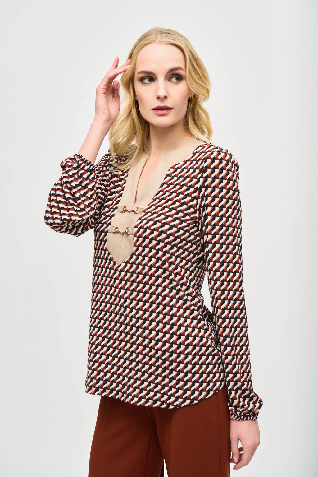 Blouses lange mouw multicolor Joseph Ribkoff