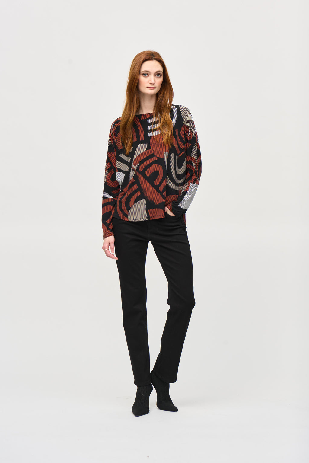 T-shirts lange mouw multicolor Joseph Ribkoff