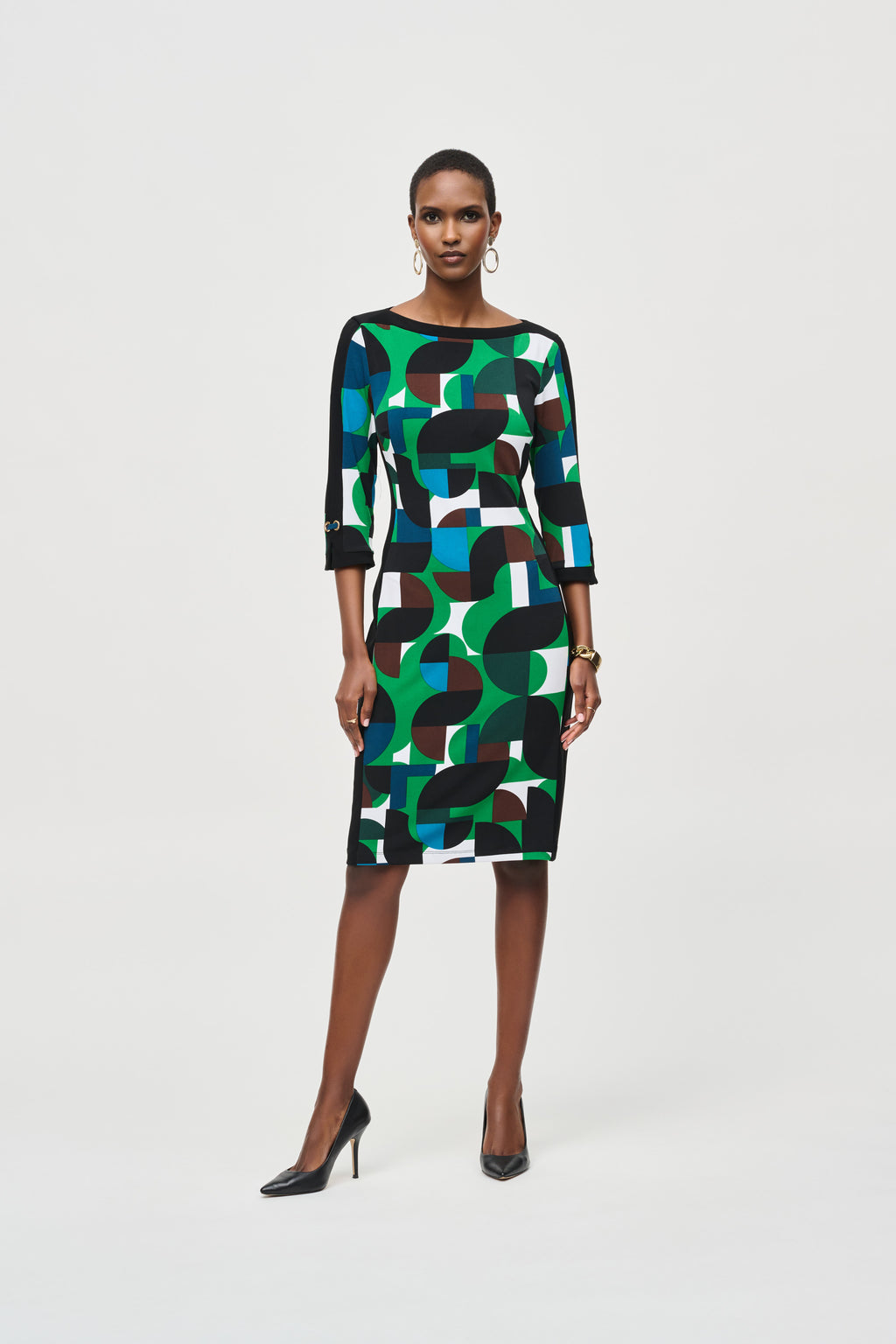Jurken lange mouw multicolor Joseph Ribkoff