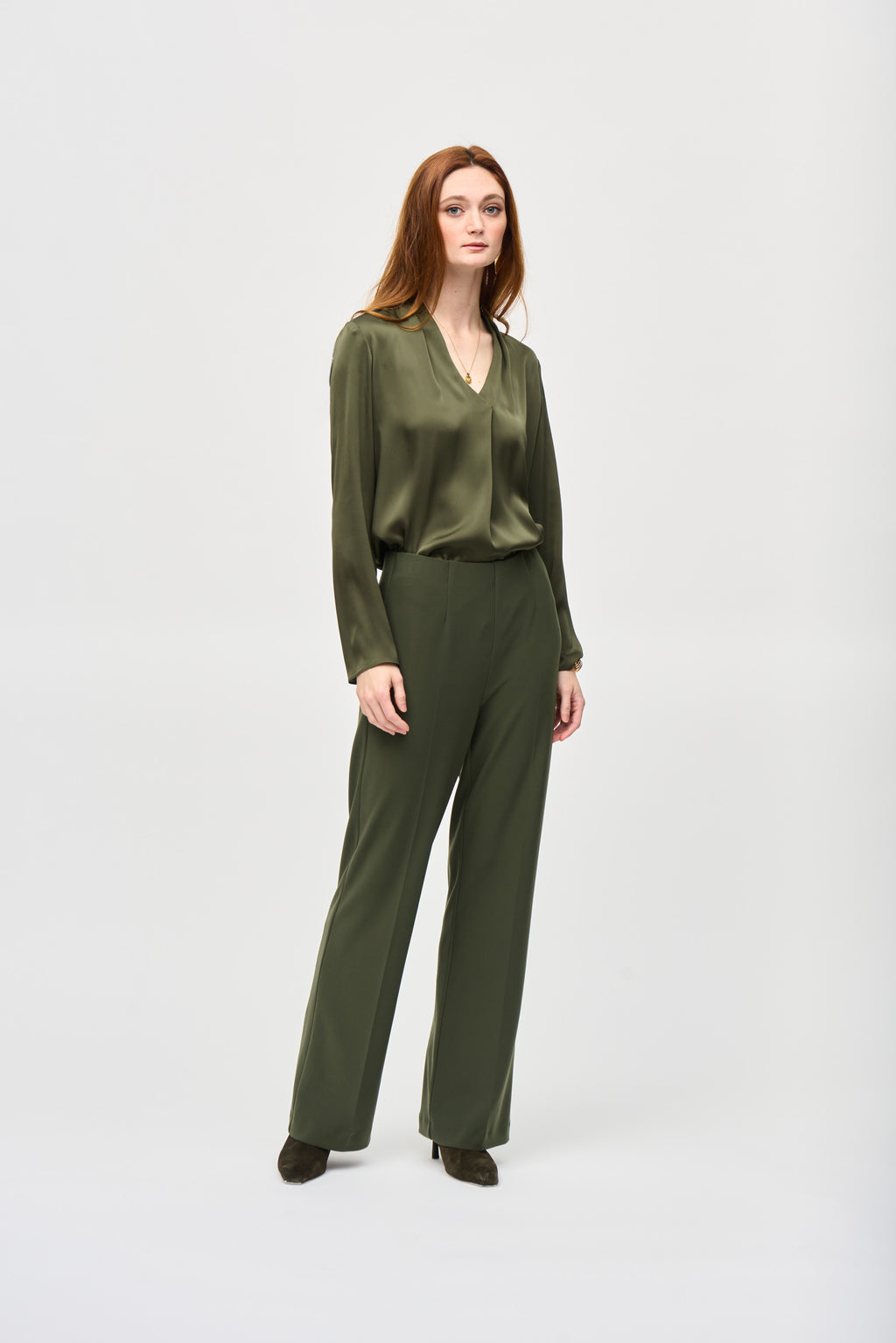 Blouses lange mouw groen Joseph Ribkoff