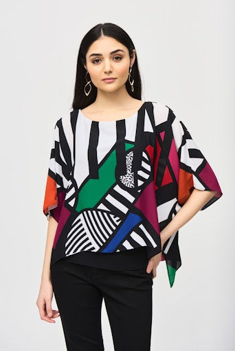 Blouses korte mouw multicolor Joseph Ribkoff